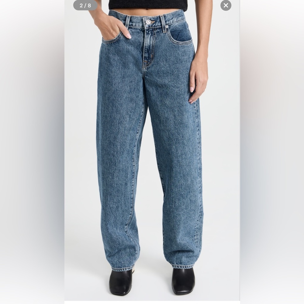 SLVRLAKE Tessa Curve Jeans in Stardust - Picture 4 of 16